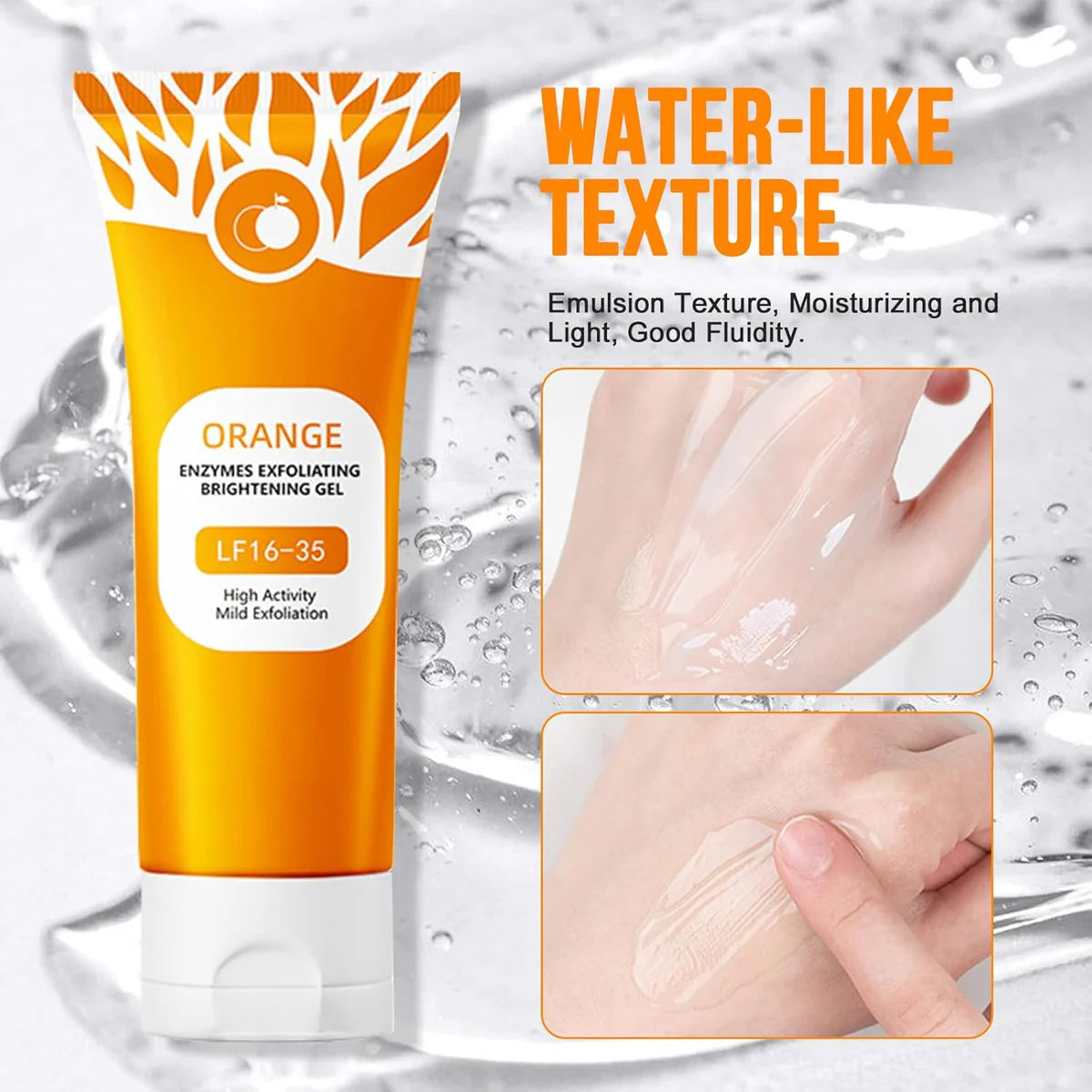 Orange Exfoliating Gel for Face & Body