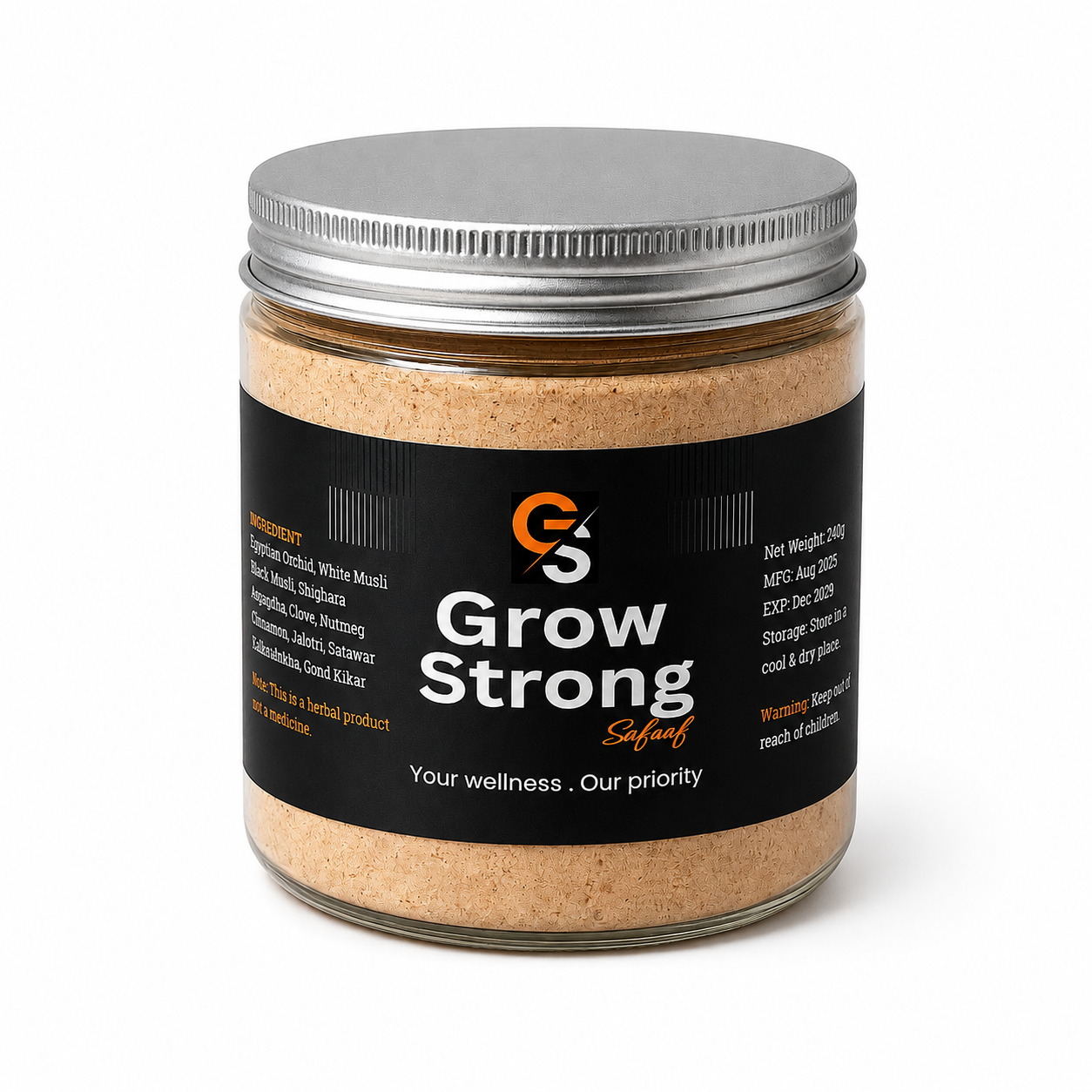 Grow Strong | Your Physical Power 240gm