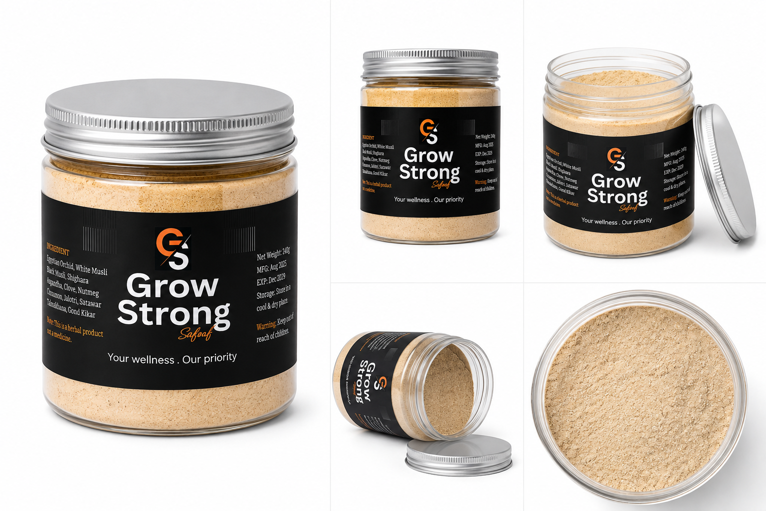 Grow Strong | Your Physical Power 240gm
