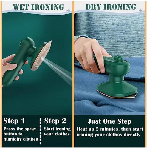 70% 0ff Today Steam iron Portable Mini Electric Handheld