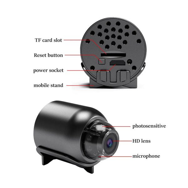 Wireless 1080P HD WiFi Camera with Audio for Home or Office